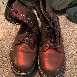 They are kind of shinny red